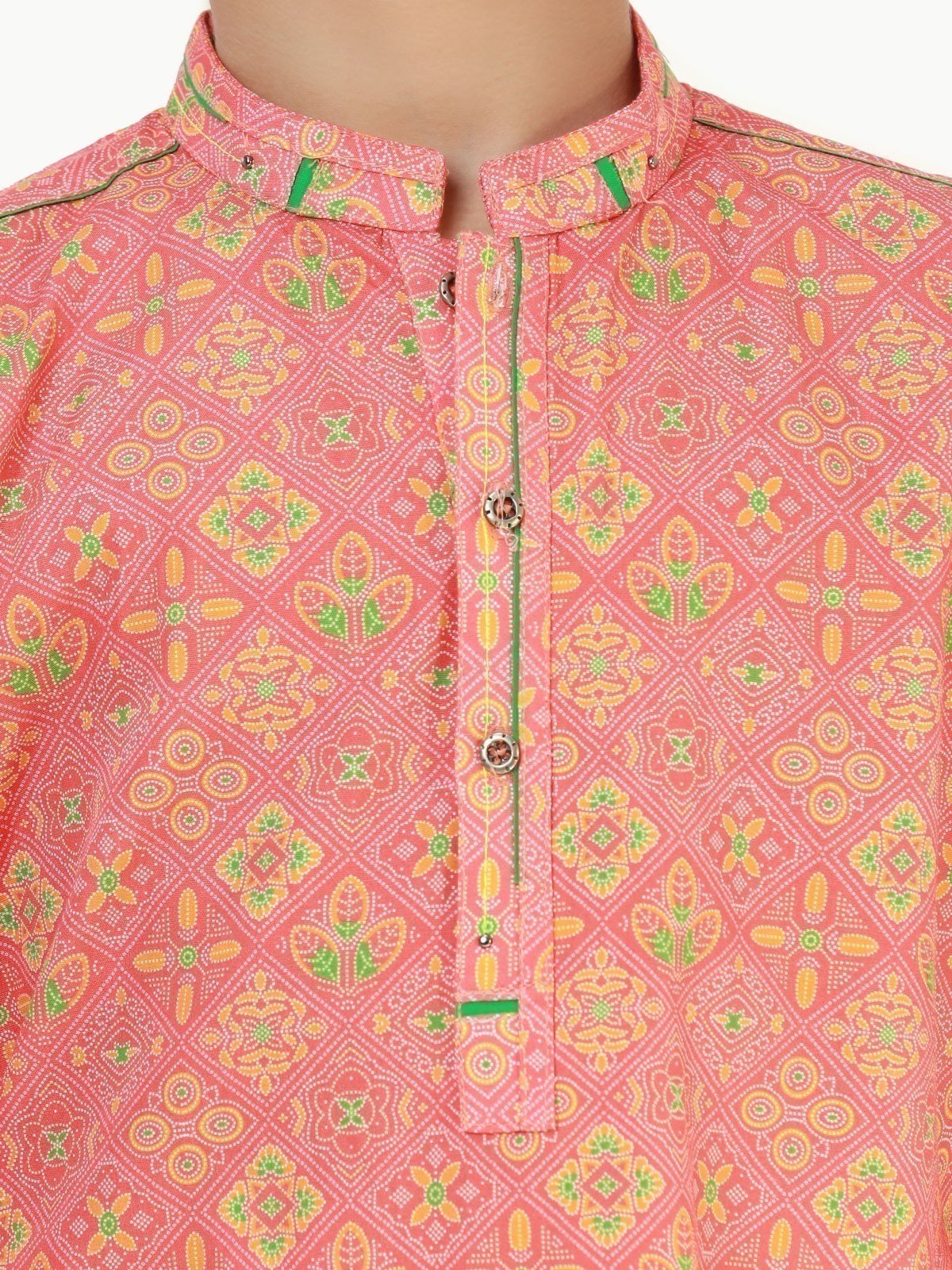 Boy's Dark Peach Kurta