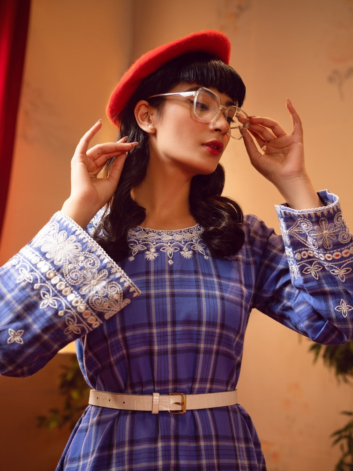 Pret 1Pc Embroidered Cotton Shirt