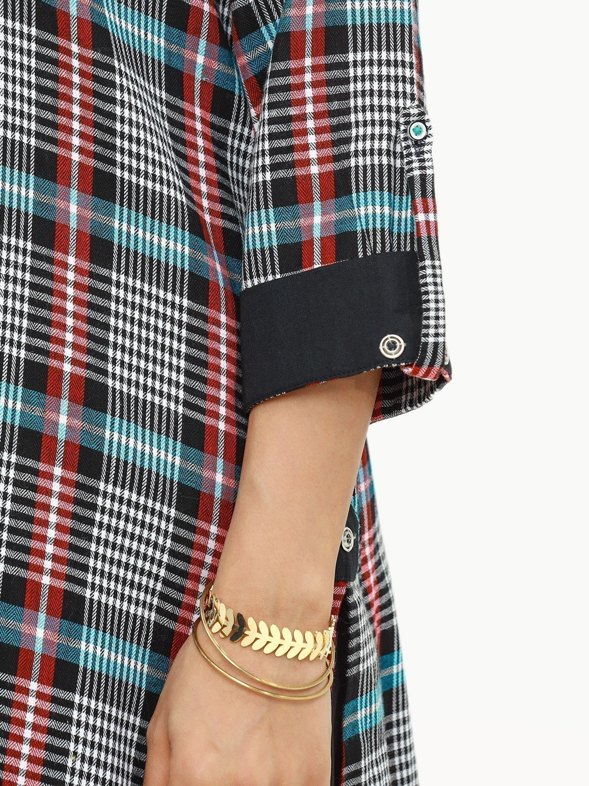 Pret 1Pc Printed Yarn Dyed Shirt