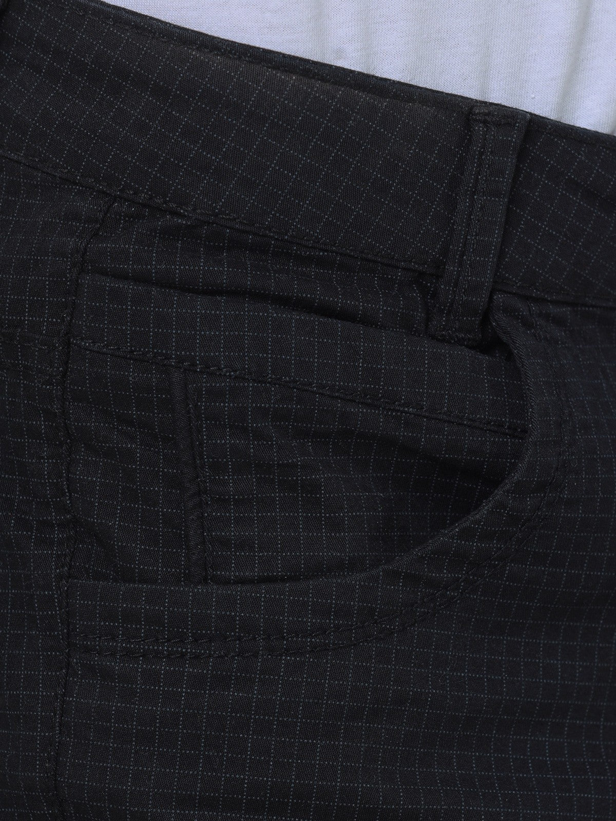 Boy's Black Chino Pant