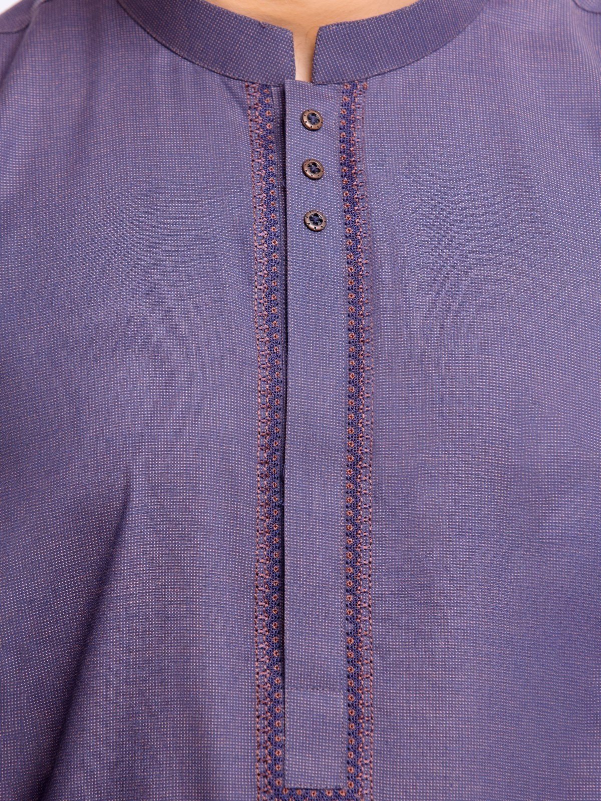 Men's Purple Kurta