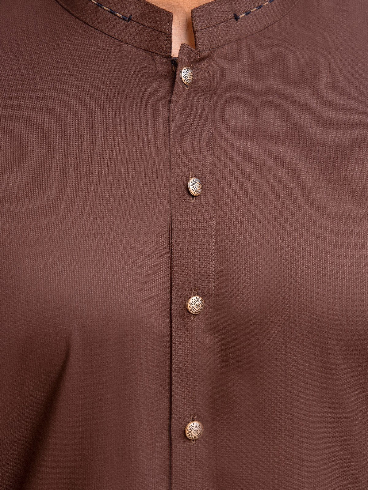 Men's Brown Kurta Shalwar
