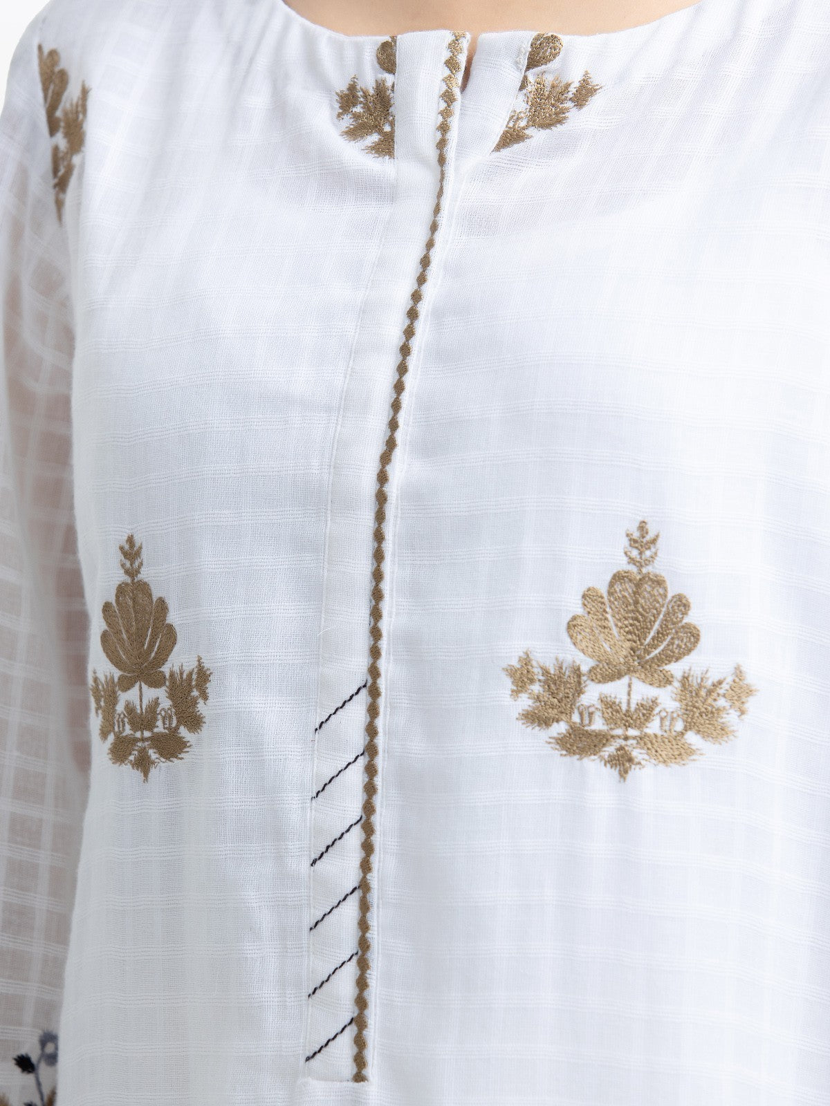 Pret 1Pc Embroidered Dobby Shirt