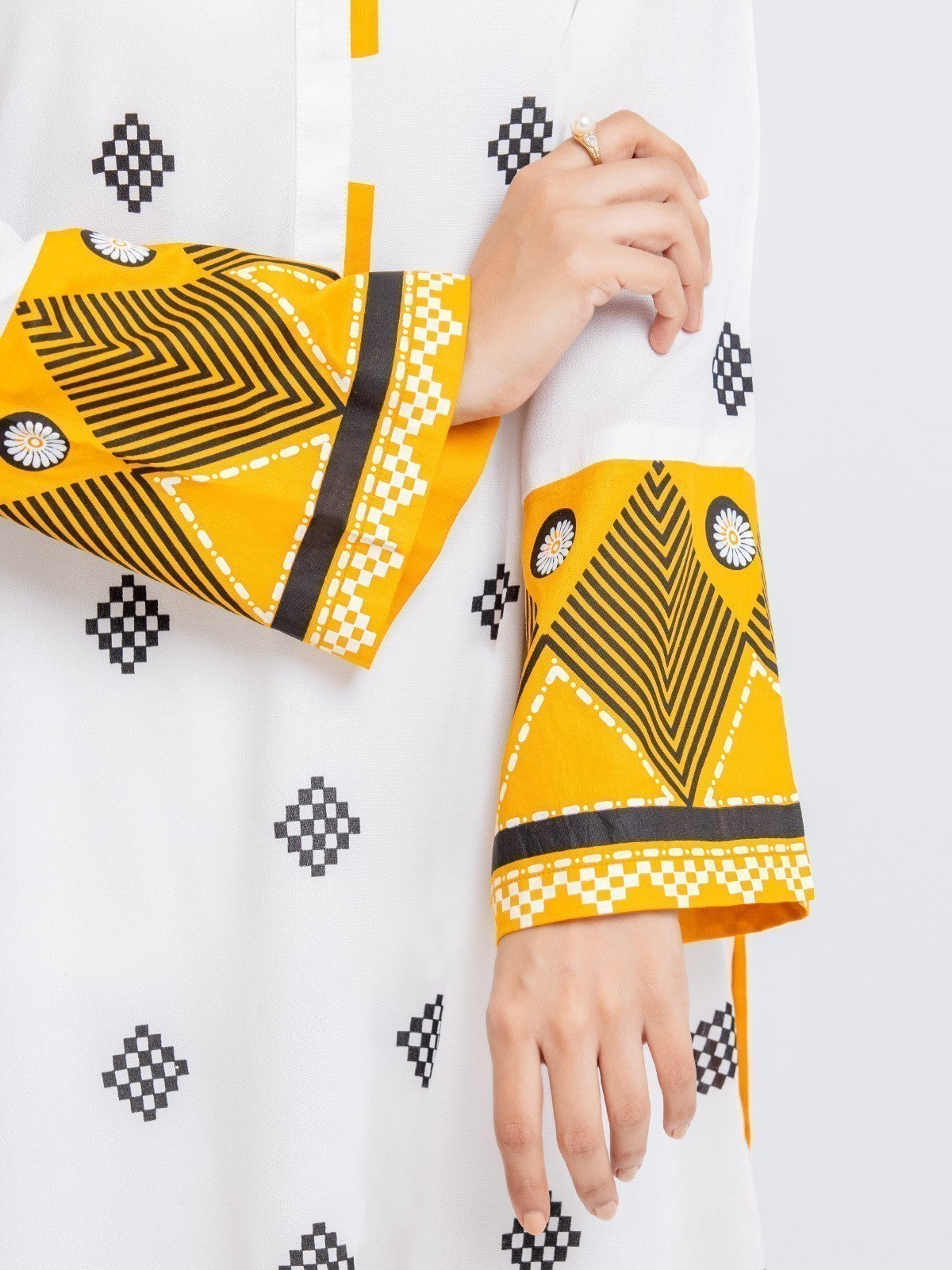 Pret 1Pc Printed Crepe Viscose Shirt