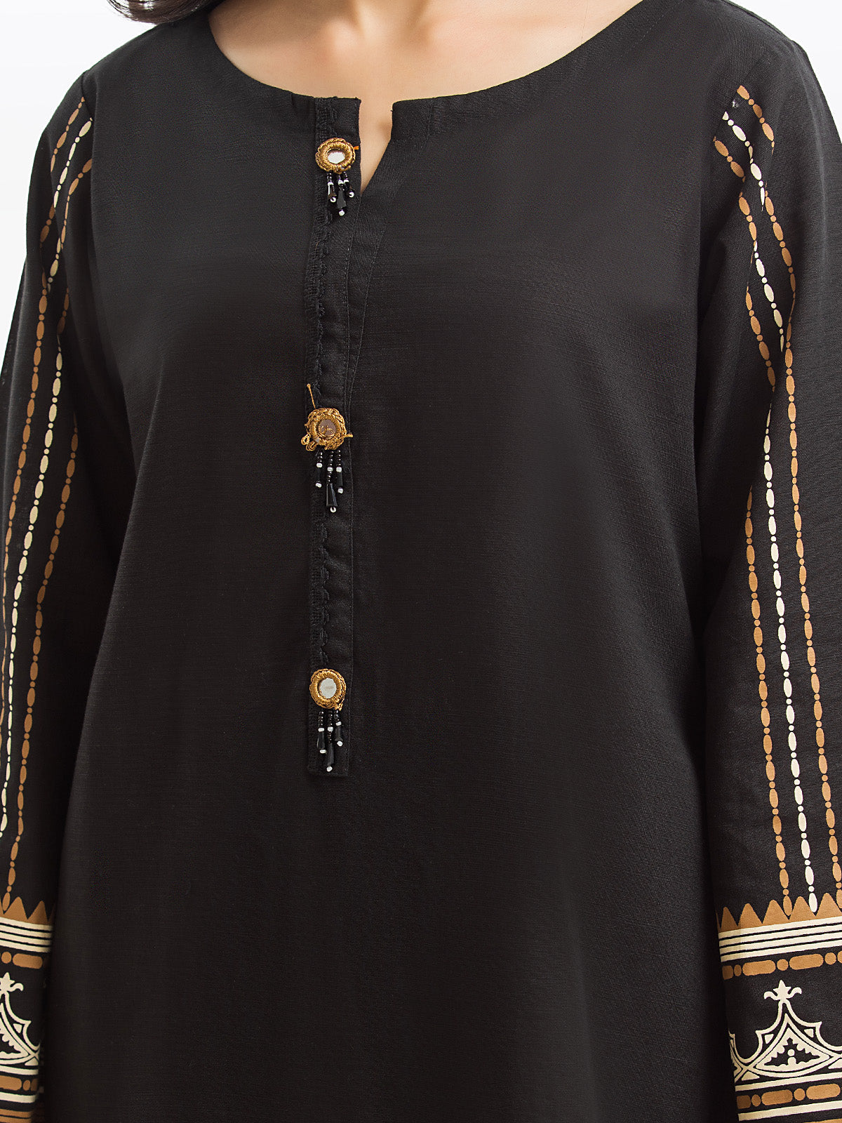 Pret 3Pc Printed Khaddar Suit