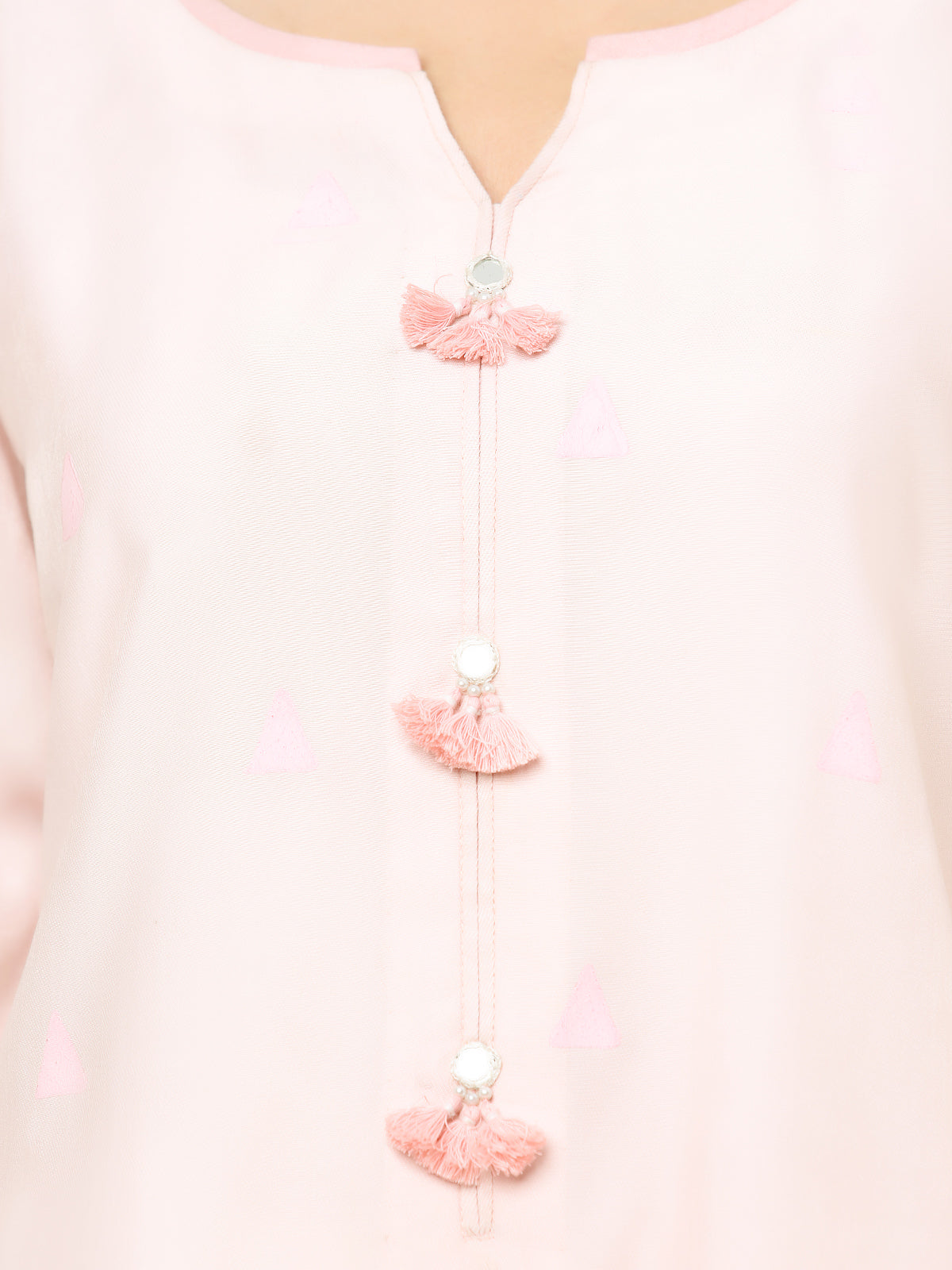 Pret 1Pc Block Solid Viscose Shirt