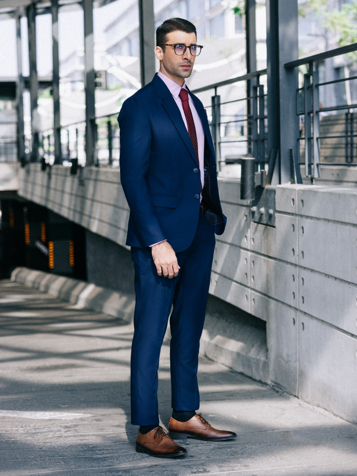 Men's Navy Blue Coat Pant