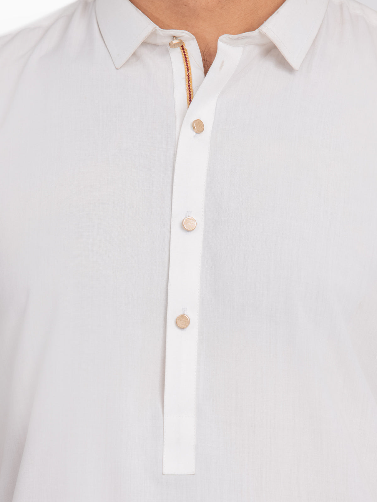 Men's Off White Kurta Shalwar