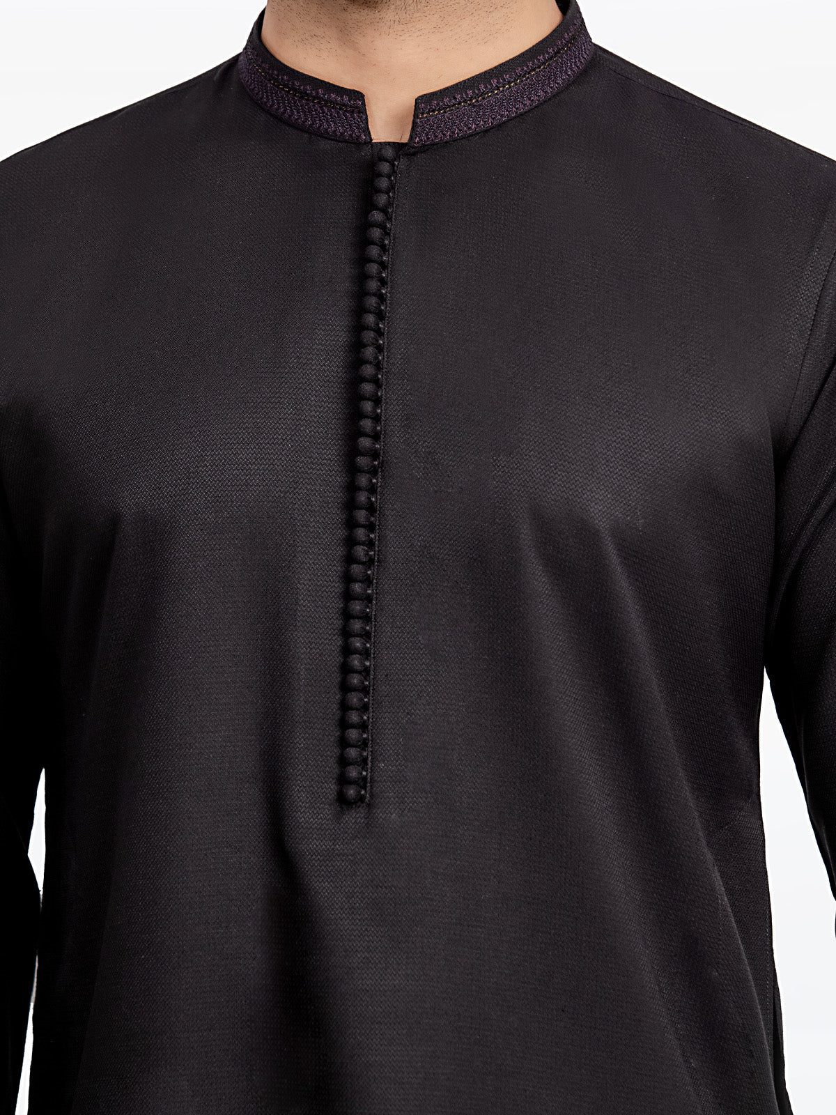 Men's Black Kurta