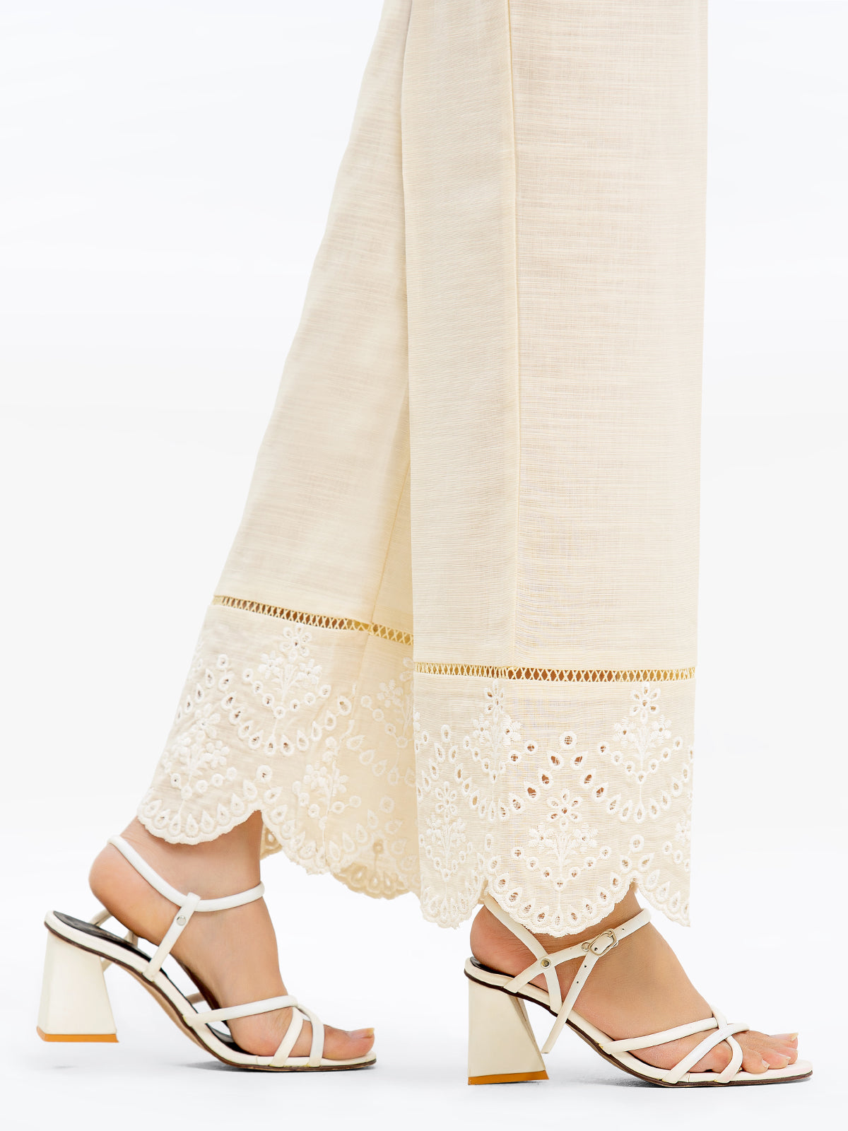 Women's Cream Trouser