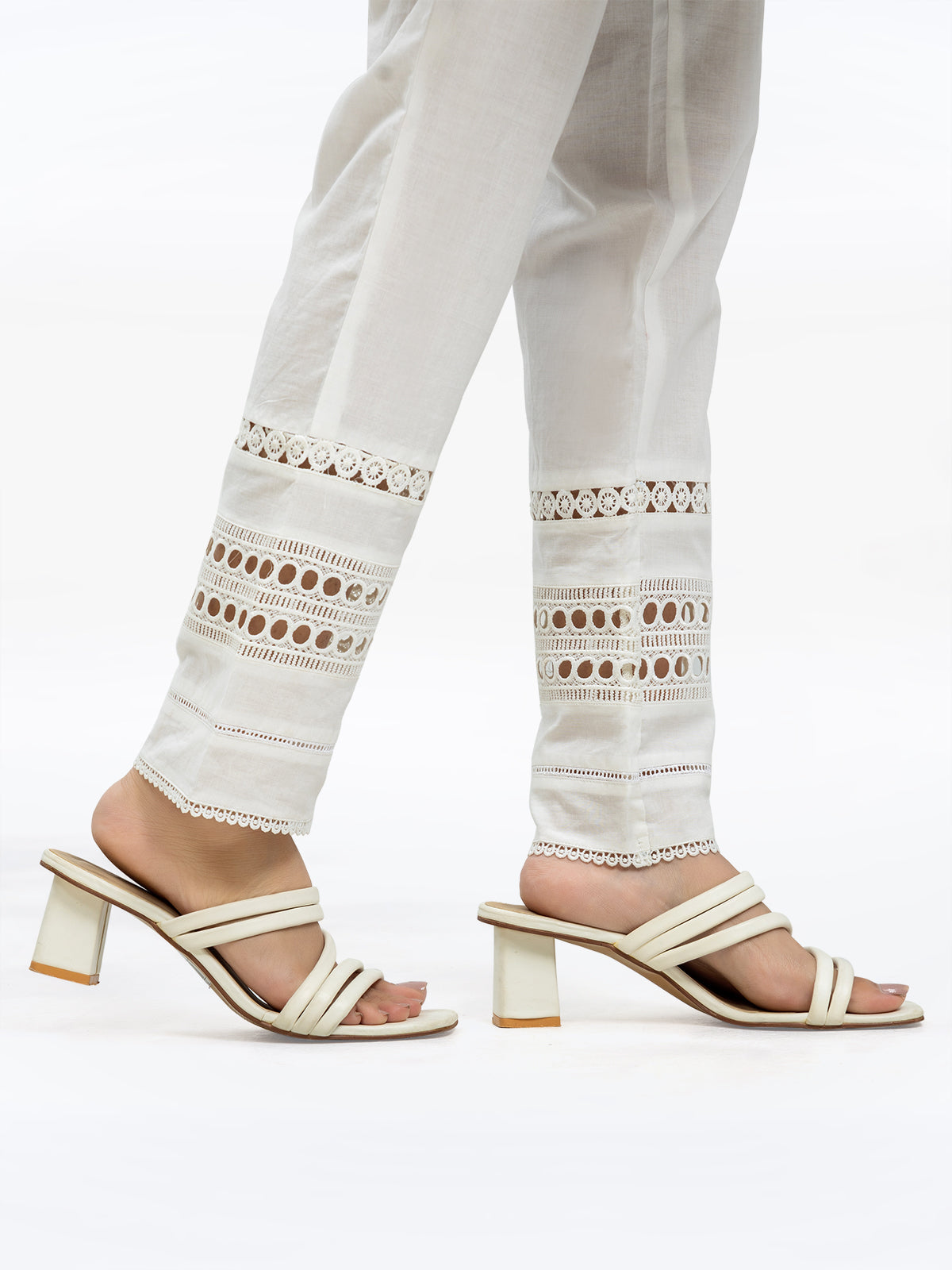 Women's White Trouser