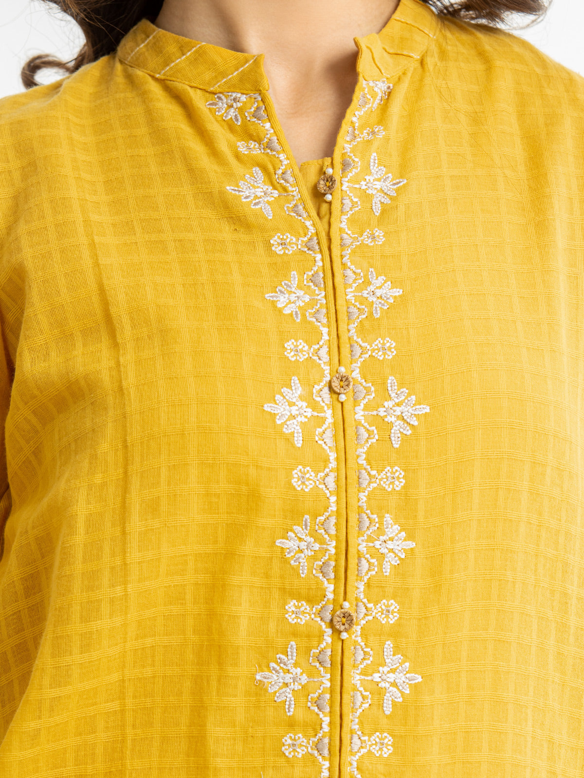 Pret 1Pc Embroidered Dobby Shirt