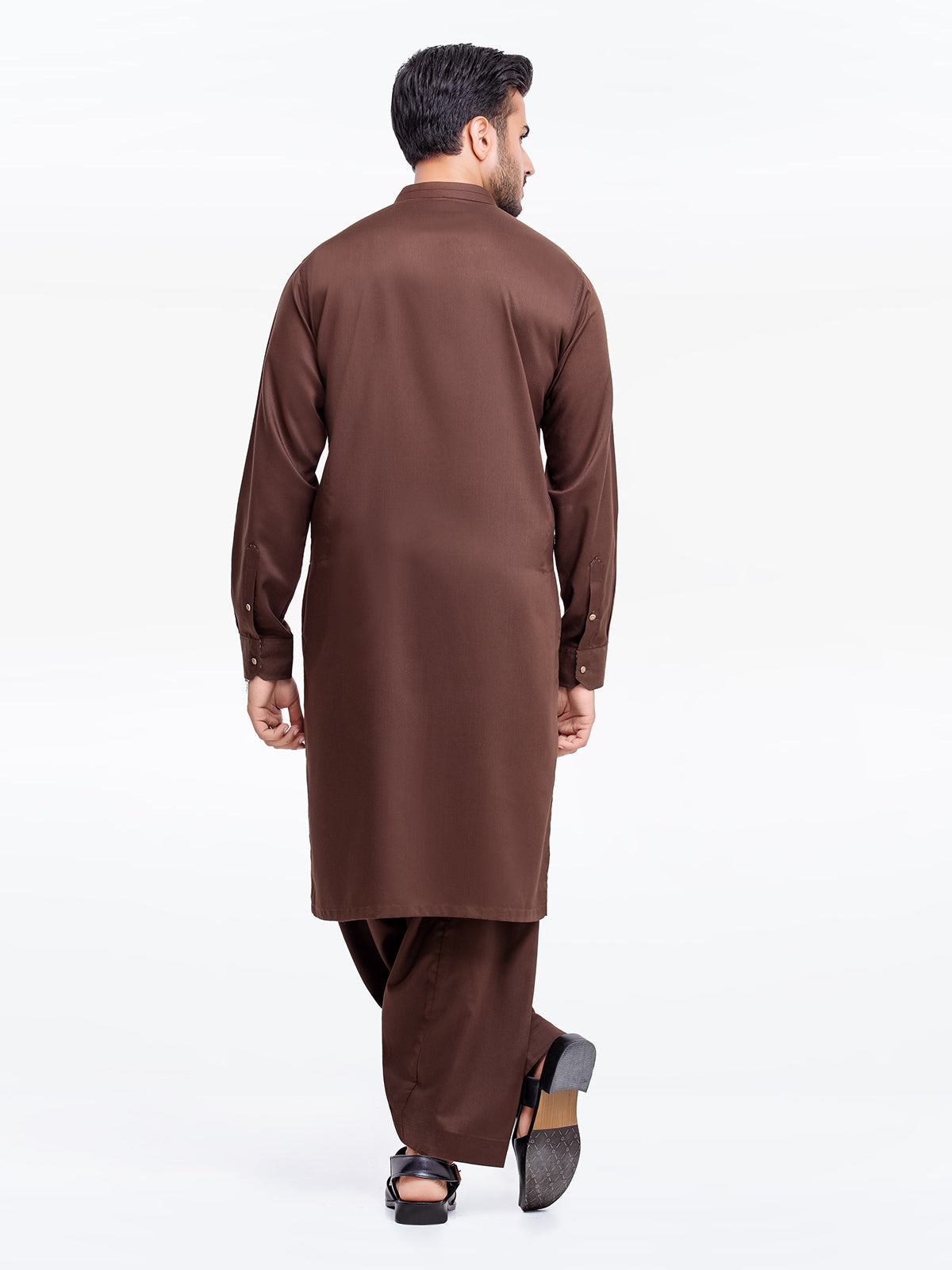 Men's Brown Kurta Shalwar