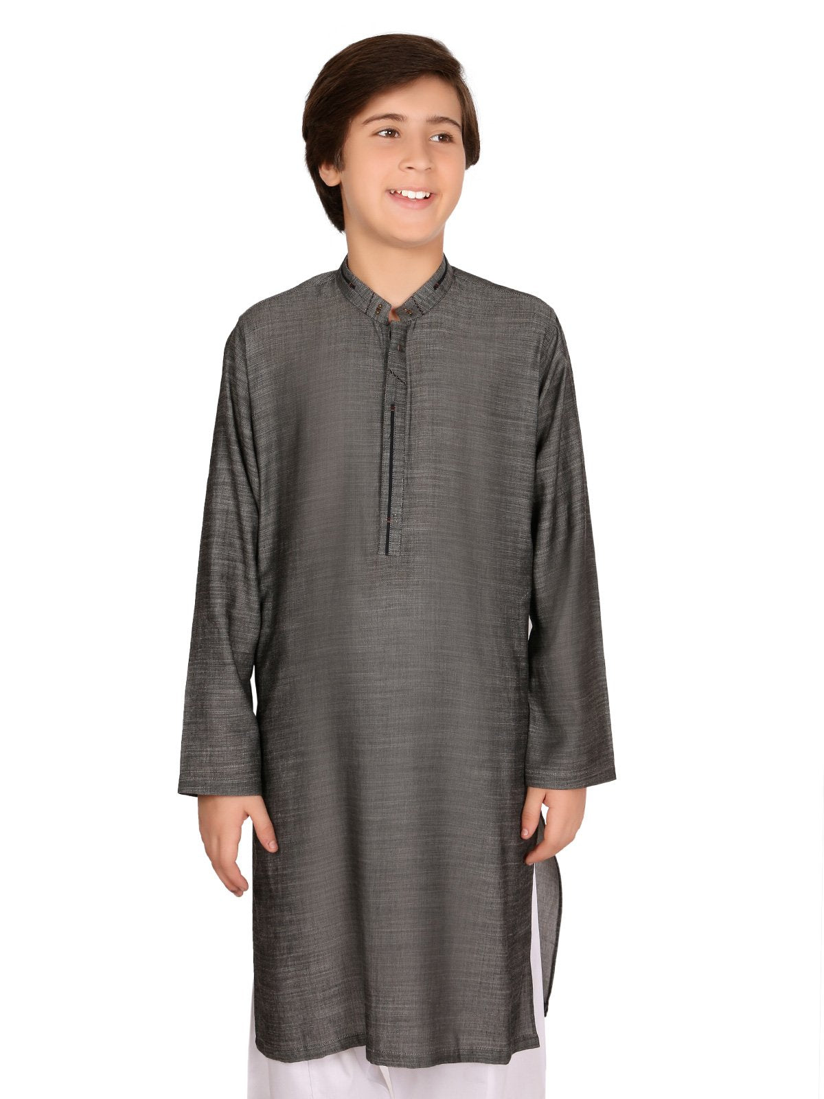 Boy's Grey Kurta