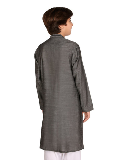 Boy's Grey Kurta