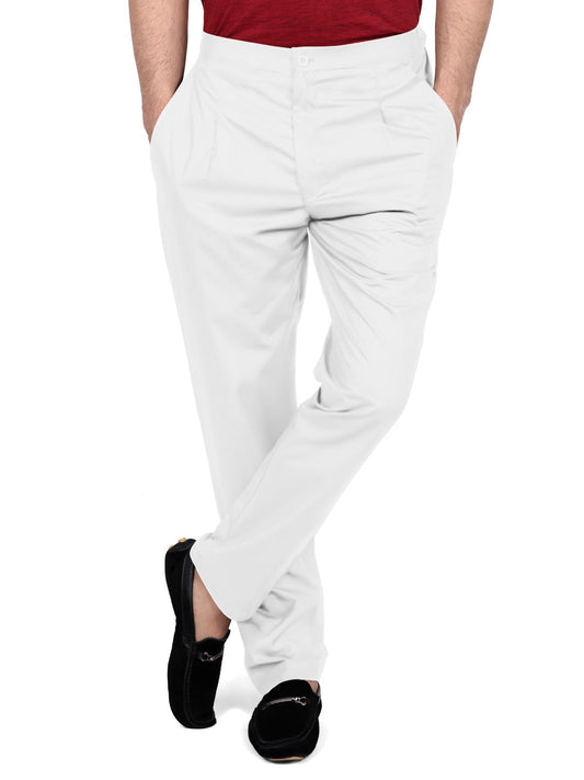 Men's White Pant Style Pajama