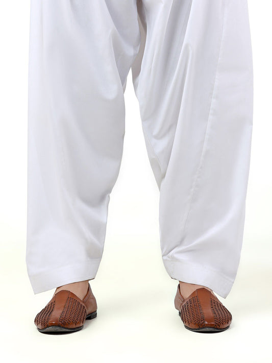 Men's White Shalwar