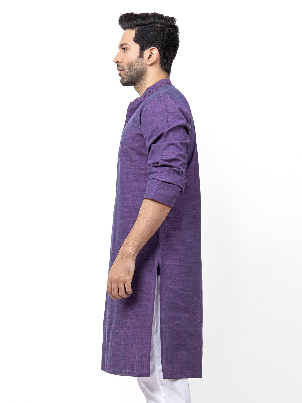 Men's Purple Kurta