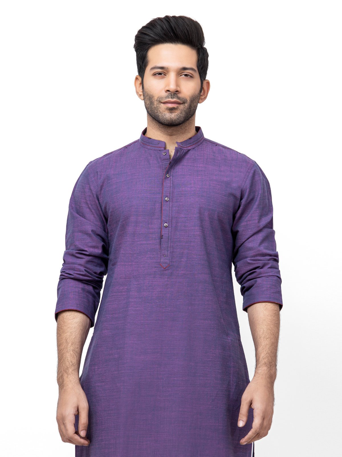 Men's Purple Kurta