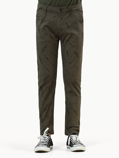 Boy's Olive Chino Pant