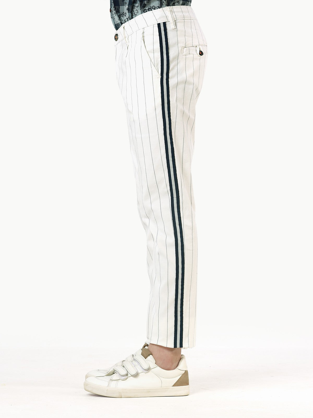 Boy's White Chino Pant