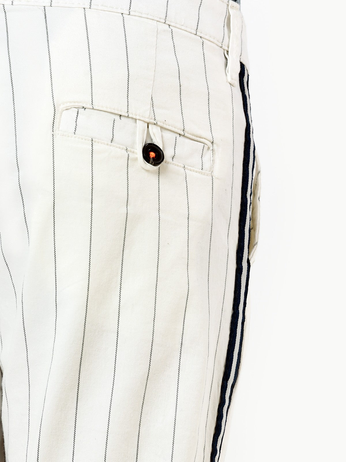 Boy's White Chino Pant