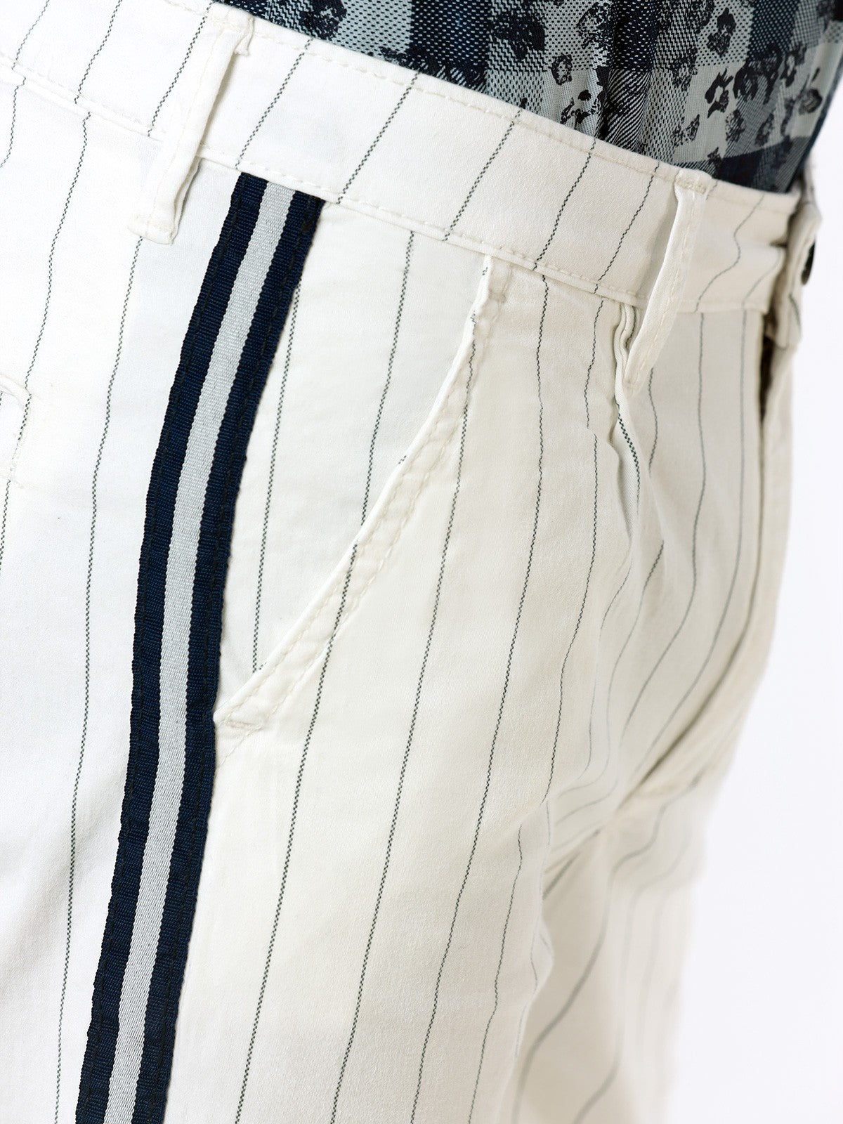 Boy's White Chino Pant