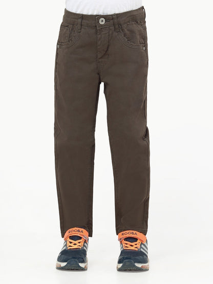 Boy's Dark Moss Chino Pant