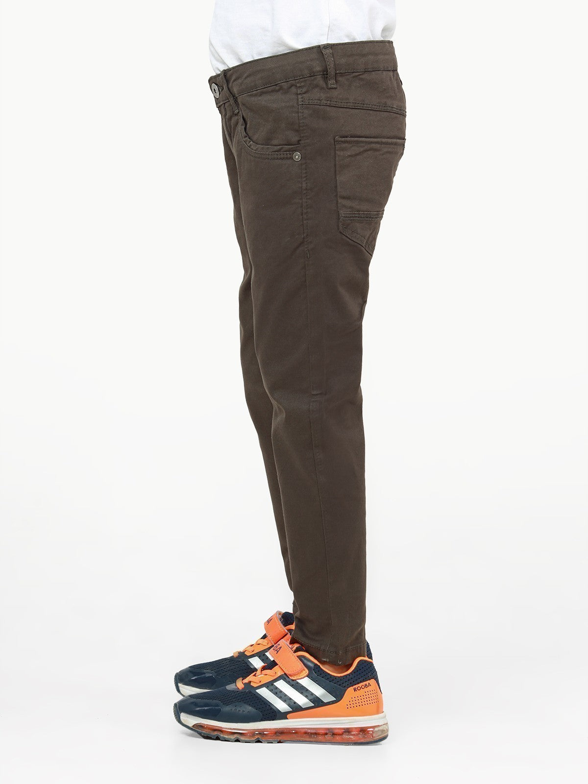 Boy's Dark Moss Chino Pant