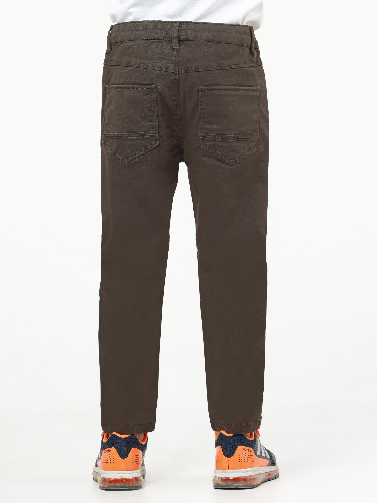 Boy's Dark Moss Chino Pant