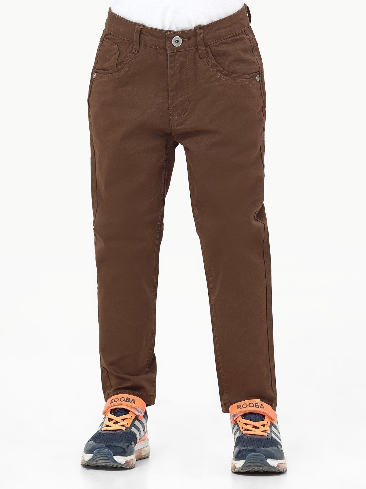 Boy's Brown Chino Pant