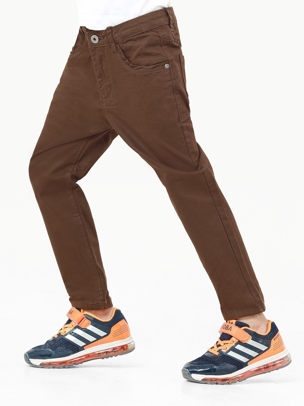 Boy's Brown Chino Pant
