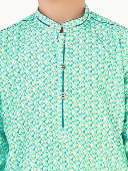 Boy's Aqua Kurta