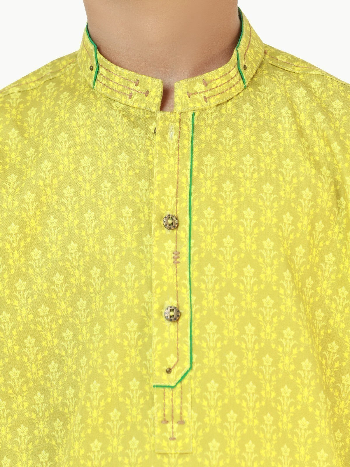 Boy's Lime Green Kurta