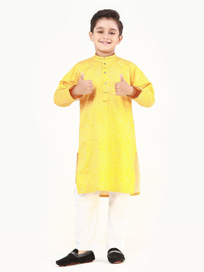 Boy's Yellow Kurta