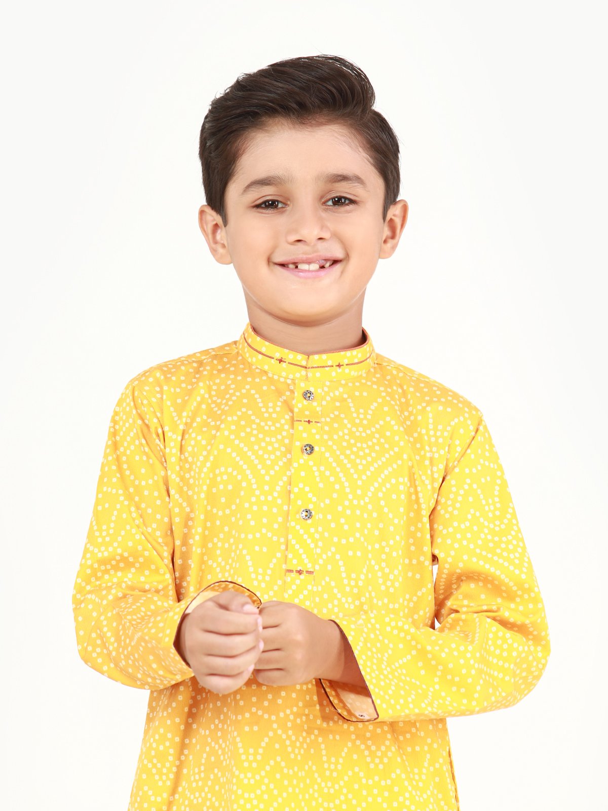 Boy's Yellow Kurta