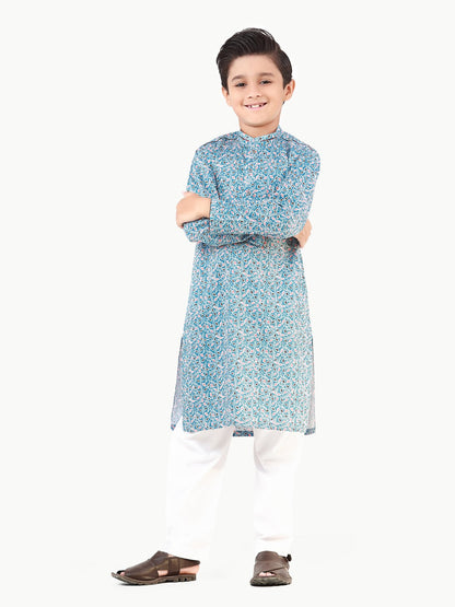Boy's Blue Kurta