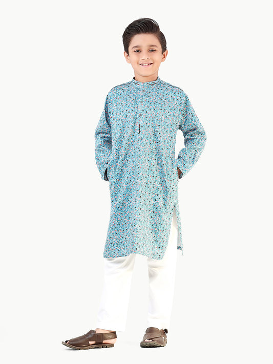 Boy's Blue Kurta