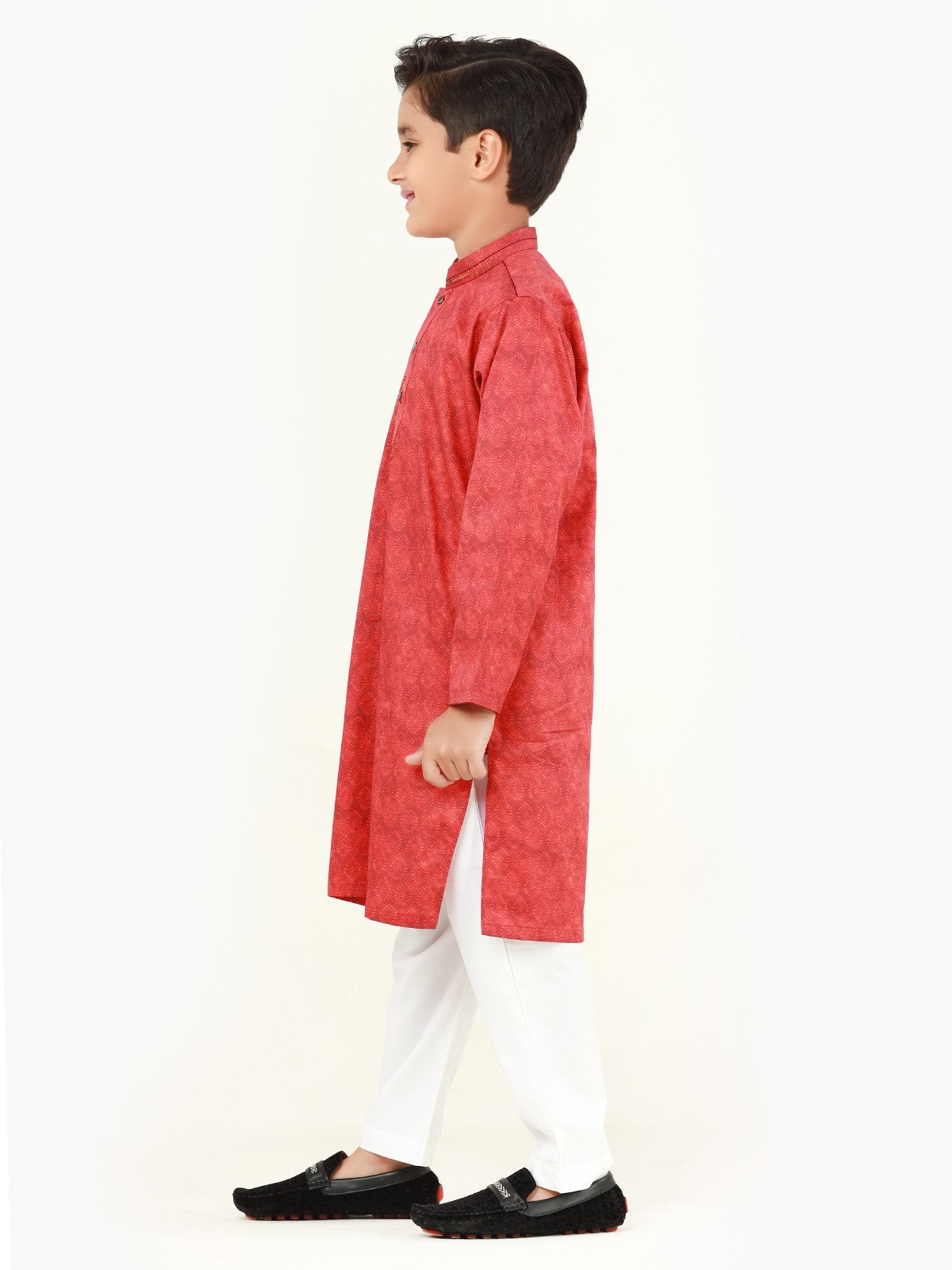 Boy's Coral Kurta