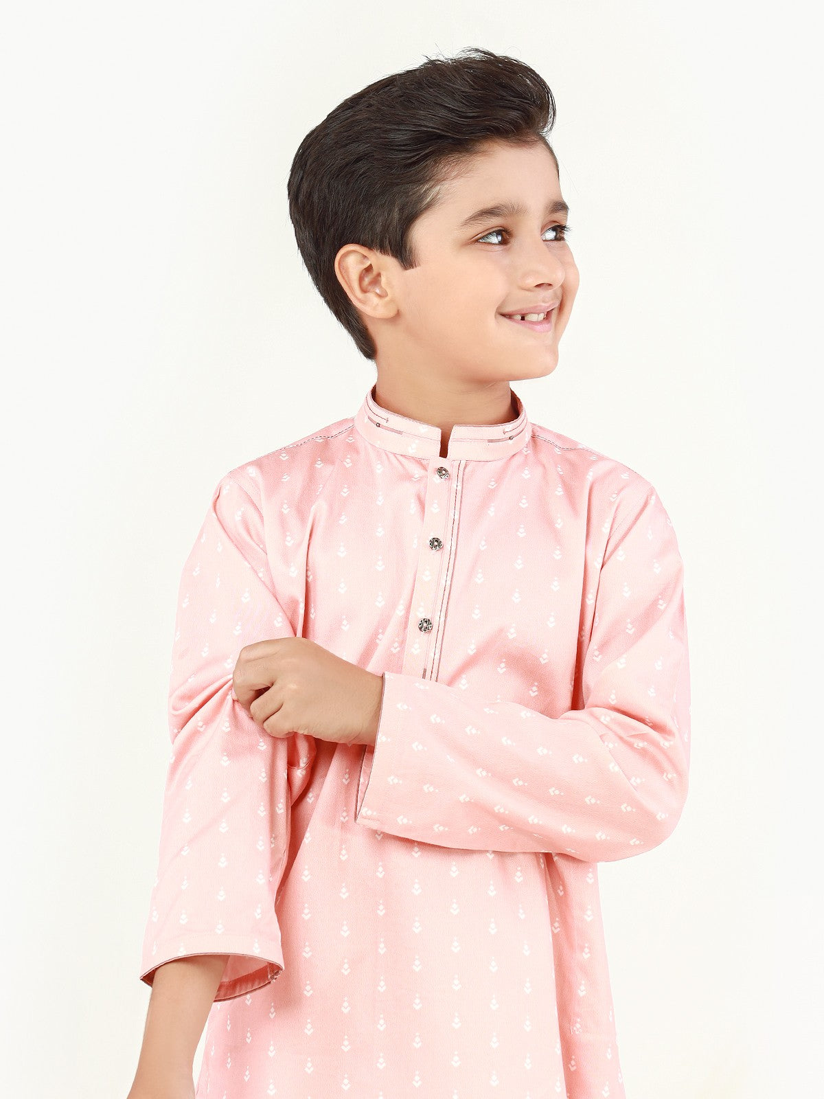 Boy's Peach Kurta