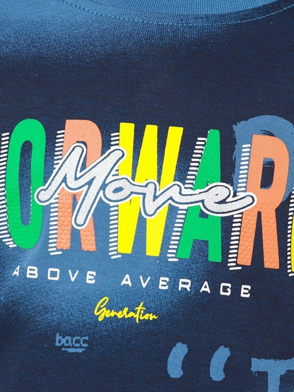 Boy's Blue Full Sleeve T-Shirt