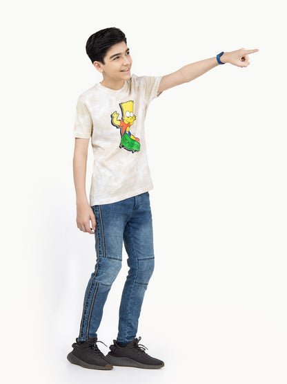 Boy's Beige T-Shirt