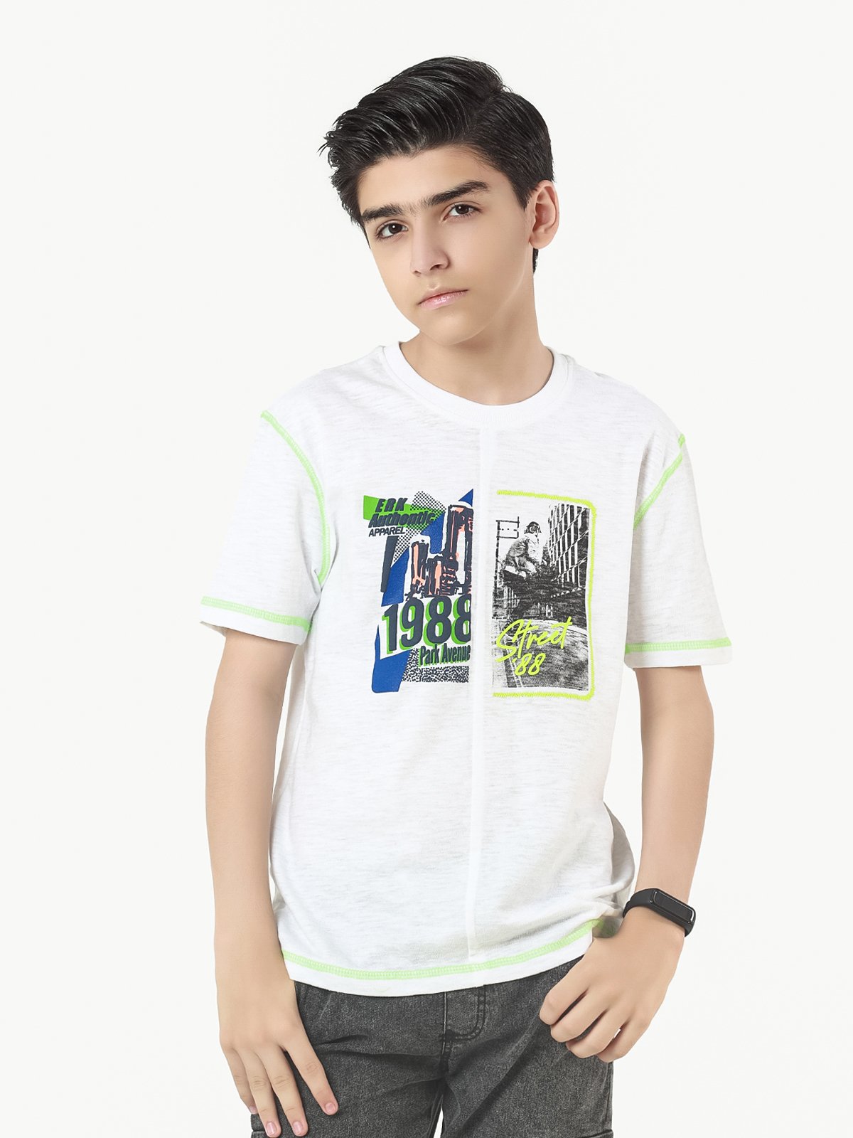 Boy's White T-Shirt