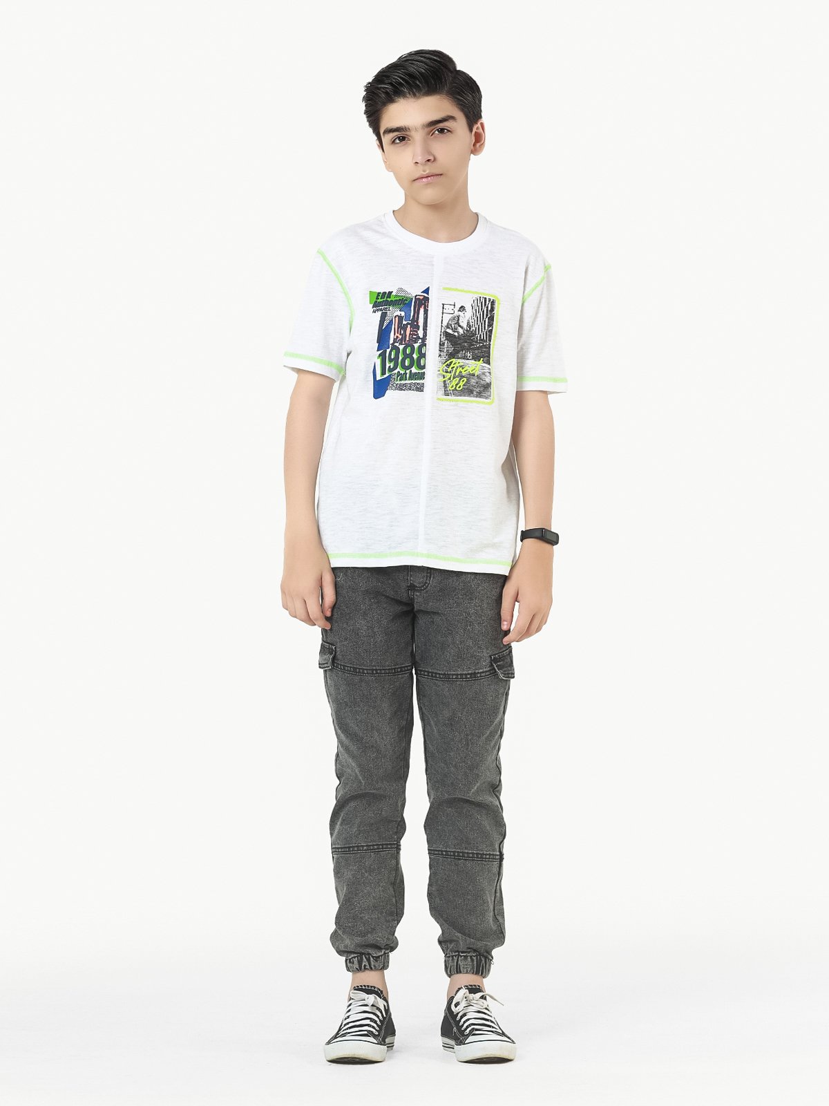 Boy's White T-Shirt