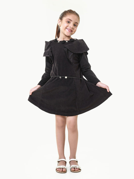 Girl's Black Frock