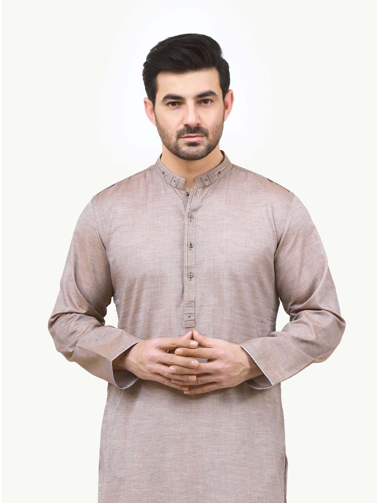Men's Beige Kurta
