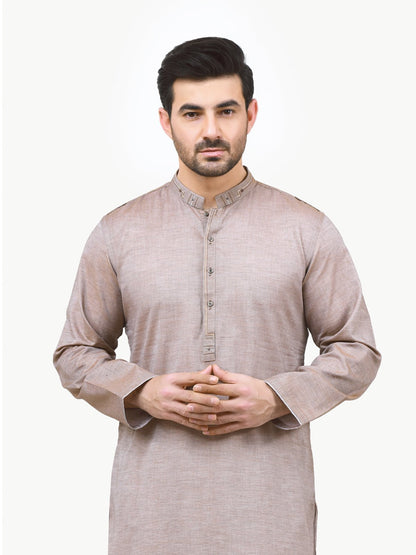 Men's Beige Kurta
