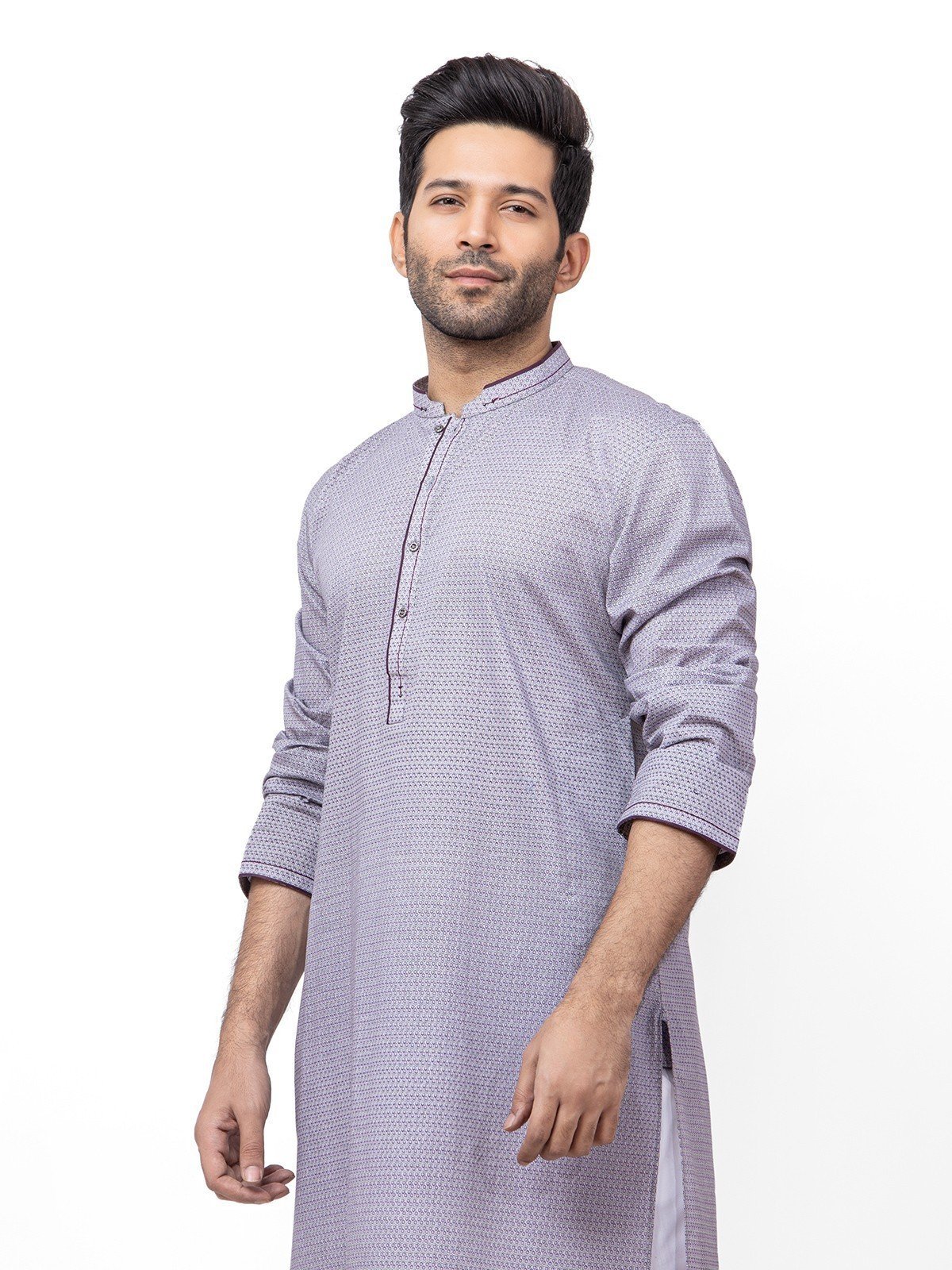 Men's Purple Kurta