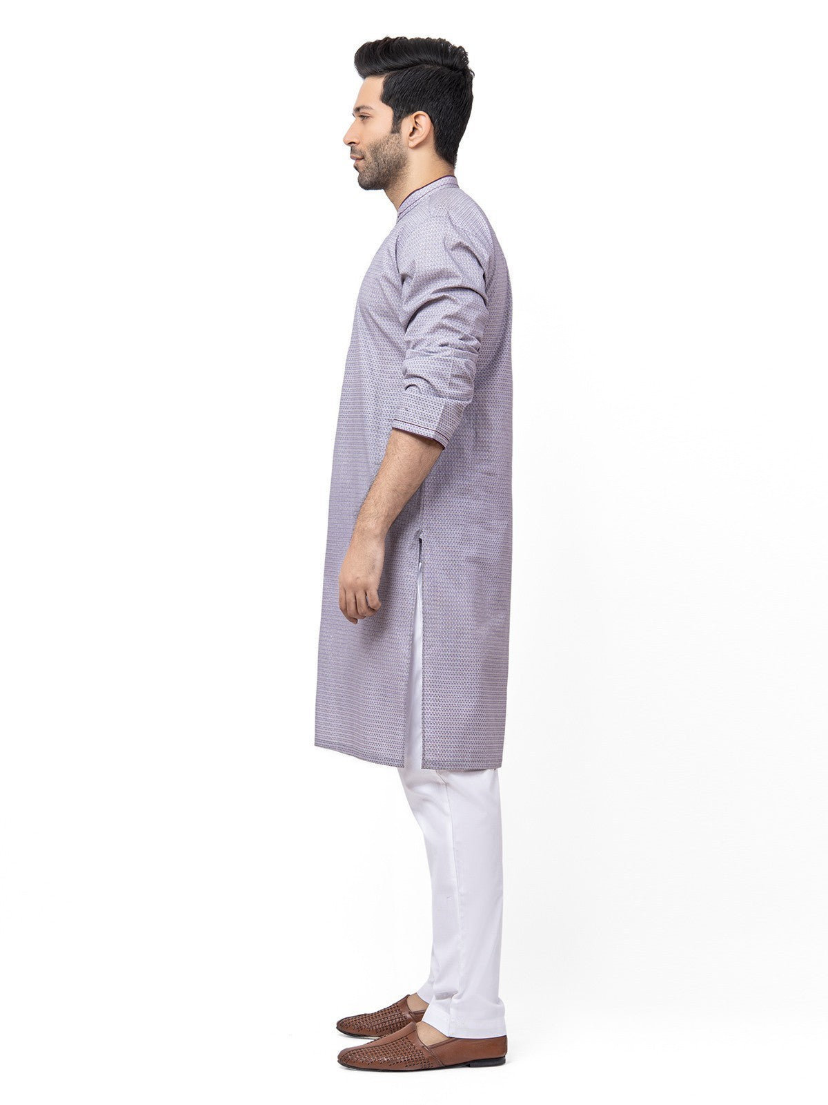 Men's Purple Kurta