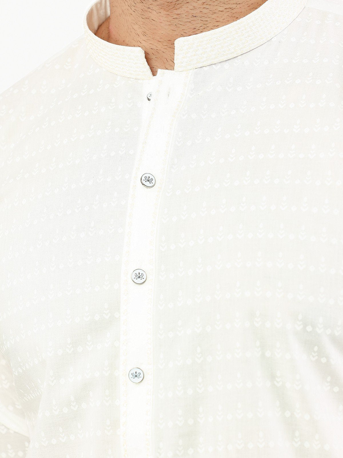 Men's Cream Kurta